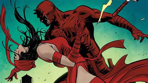 Daredevil And Elektra Kiss