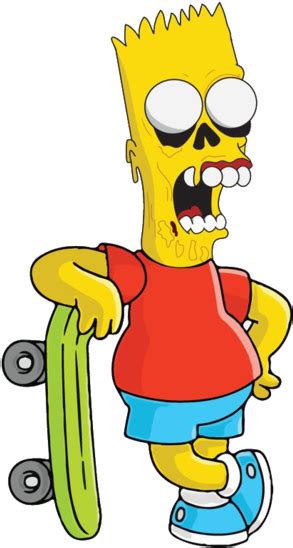 Download Dead Bart Based On Bart Simpson Parts Of The Body Png Image