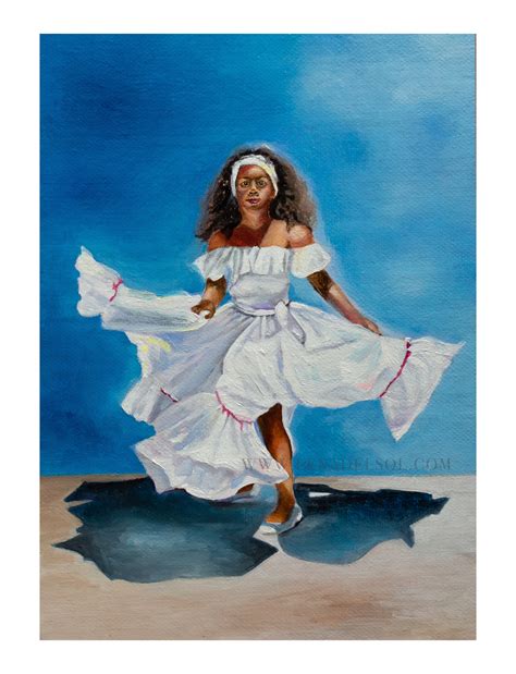 Magdalena 2019 Bomba Y Plena Series Of Small Works — Puerto Rican Art