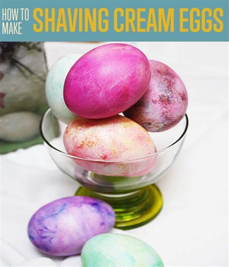 Diy Easter Egg Projects With Shaving Cream Yup Diy Projects