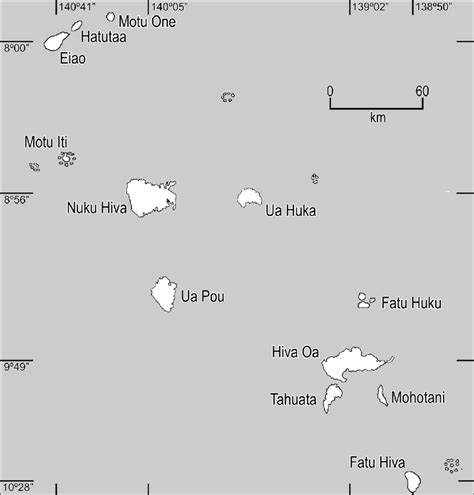 Map Of The Marquesas Islands Download Scientific Diagram