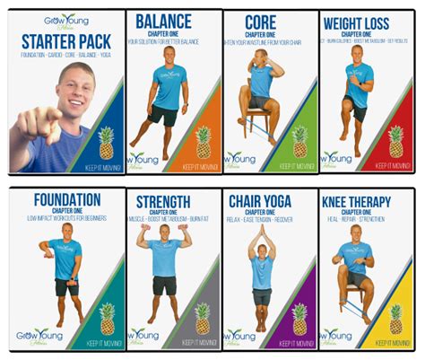 Grow Young Fitness | Exercises For Seniors in 2020 (With images) | Senior fitness, Free fitness ...