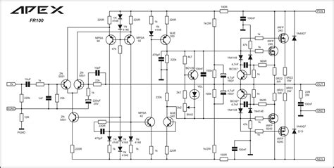 Here i am going to share the power amplifier circuit which uses the tip3055 and tip2955 t. Усилитель APEX FR100.
