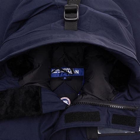 Junya Watanabe Man X Canada Goose Jacket Navy Feature