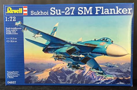 Revell 04937 172 Russian Sukhoi Su 27 Sm Flanker Model Kit