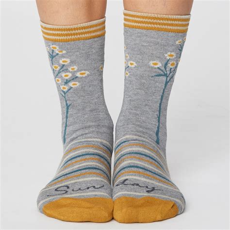 Thought Womens Floral Bamboo Socks T Box Thought