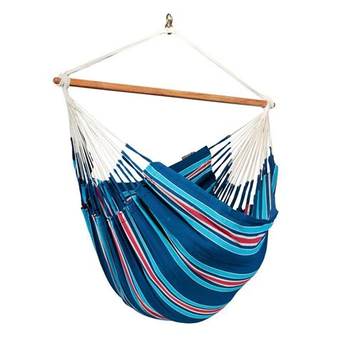 Hammock chair and swing offer comfortable seating outdoors for peace and relaxation. Shop La Siesta Currambera Blueberry Fabric Hammock Chair ...