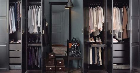 Dark Closet Organization Interior Design Ideas