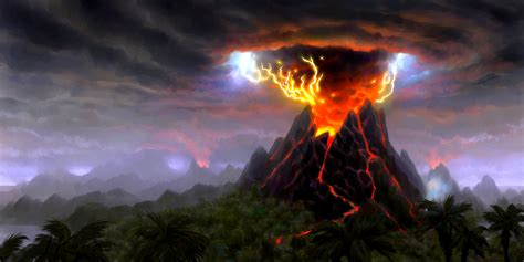 64 Volcanic Eruption Wallpaper