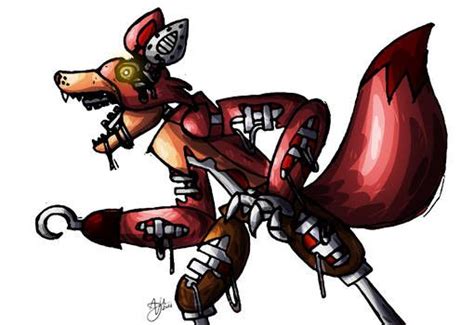 Fnaf2 Withered Foxy By Htf Adti Mlp100606 Fnaf Art