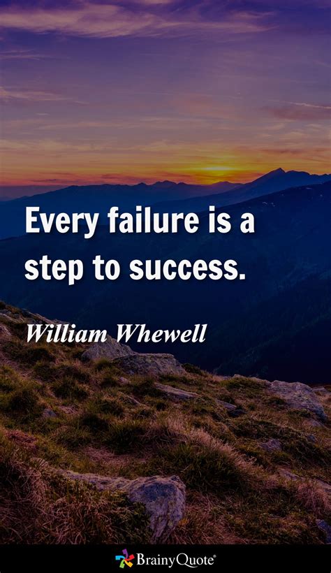 Every Failure Is A Step To Success William Whewell Sms Language