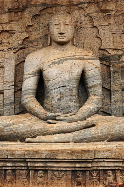 Polonnaruwa Statue Of Buddha Sri Lanka Photograph By Andrea Pistolesi