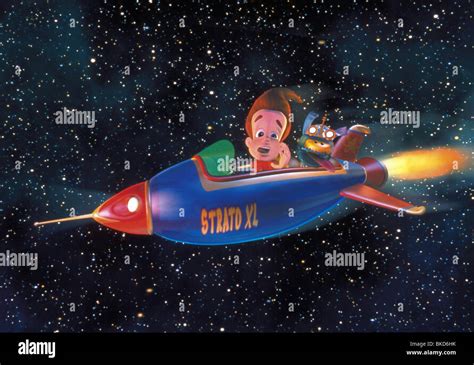 Jimmy Neutron Boy Genius Ani 2001 Animated Jmnt 002 Stock Photo