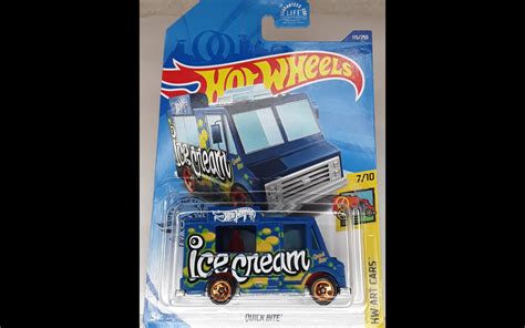 Hotwheels Quick Bite Blue Ice Cream Hw Art Cars