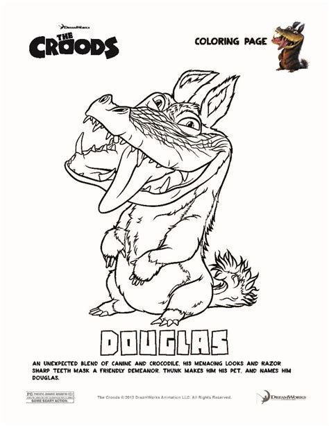 Exactly, different, good, fine, best, perfect, amazing the croods coloring page. DOUGLAS The Croods coloring page | Coloring pages, Kids ...