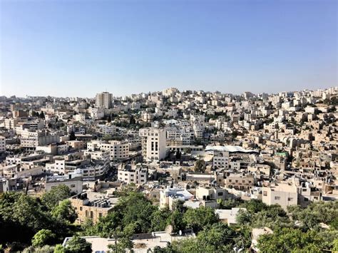 A Panoramic View Of Hebron In Israel Stock Image Image Of Israel