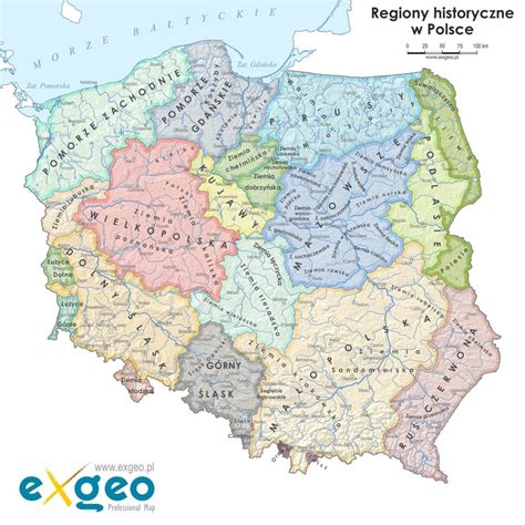 Polish historical regions [2000x2000] : MapPorn