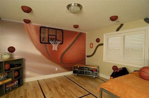Maybe you would like to learn more about one of these? 40+ Cool Sport Bedroom Ideas for Boys | Basketball bedroom ...