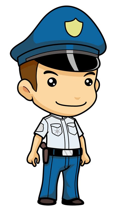Coloring Police Policeman Car Book Officer Cartoon Cartoon Cartoon