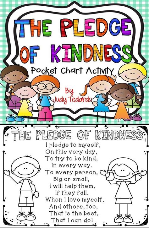 Start Each Day With The Pledge Of Kindness To Help Remind Your Students