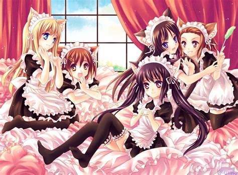 Kawaii Neko Maids Anime Girls Anime Girls Picture 225624
