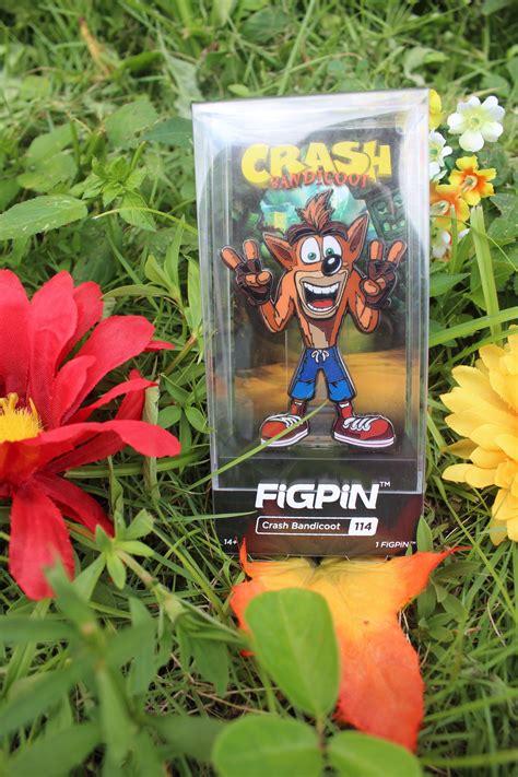 Crash Bandicoot Stuff By Krazykari — Crash Bandicoot Peace Sign Enamel Pin Made By