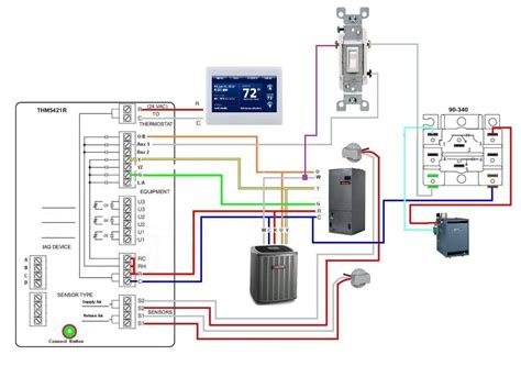 trane heat pump wiring diagram thermostat wiring diagram