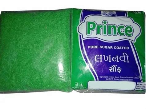 Green Pure Sugar Coated Rasbhari Saunf Packaging Type Packet