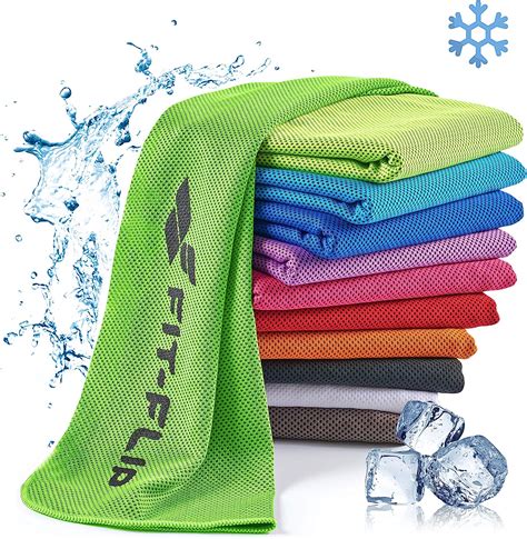 Fit Flip Cooling Towels 100x30cm Microfibre Cooling Towel Ice Towel