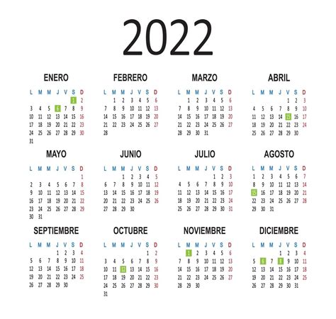 Calendario Laboral 2022 Agencia De Marketing Y Publicidad Ipsoideas