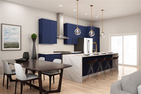 3D Rendering: Residential Interior - Kitchen | Residential interior, Interior, Kitchen interior