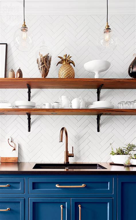 Open Shelving Instead Of Kitchen Cabinets