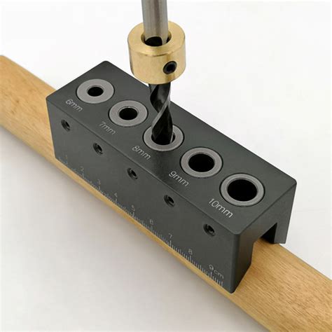Degree Pocket Hole Jig Kit Drill Straight Angle Guide Doweling Jig Alumi Y I EBay