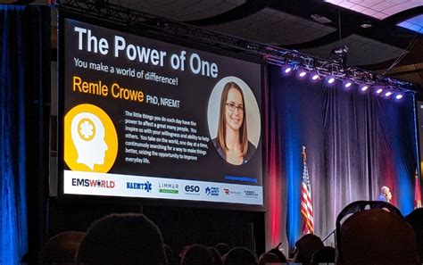 Eso On Linkedin The Power Of One Award Recipient Remle Crowe Phd
