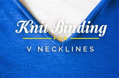 Measure a v from the shoulder seams down to a point on the front of the garment. HOW TO SEW KNIT BINDING ON A V OR MITERED NECKLINE | Sewing binding, Sewing hacks, Knitting