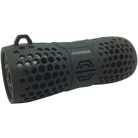 Sylvania Sp332 Black Water Resistant Bluetooth Speaker