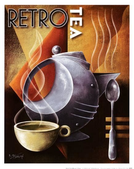 Retro Tea Art Print Michael L Kungl