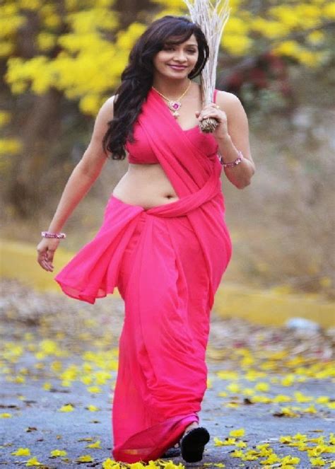 Kesha Khambhati Hot In Saree Glamsham Photos