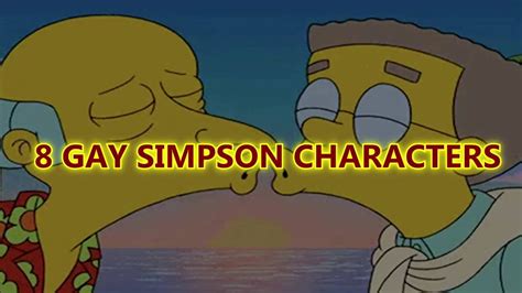 8 Gay Simpsons Characters Youtube