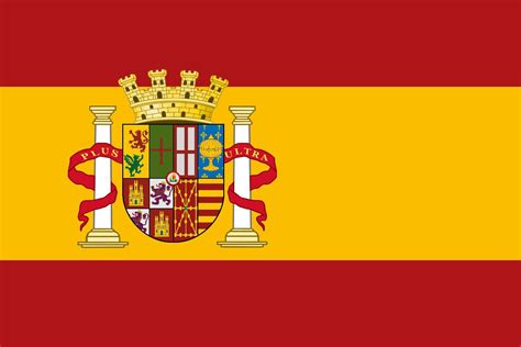Flag Of Spain But More Kingdoms Of The Iberian Peninsula Are Included
