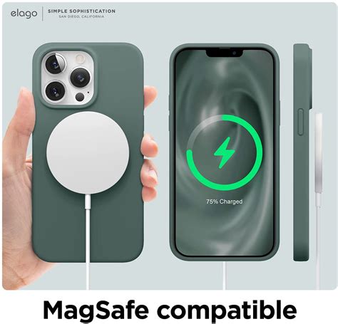 Elago Silicone Case For Iphone 13 Pro Max Midnight Green Digital Life