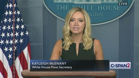 Kayleigh Mcenany Kennedy White House Press Secretary Kayleigh Mcenany