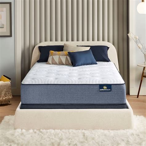 Serta Perfect Sleeper Sapphire Canyon Plush Tight Top 14 In Soft Queen