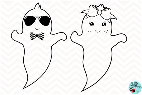 Ghost Svg Cute Ghost Svg Halloween Svg Cool Ghost Svg 725389