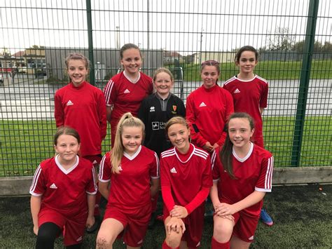 U14 Girls Football Team Success Braidhurst High School