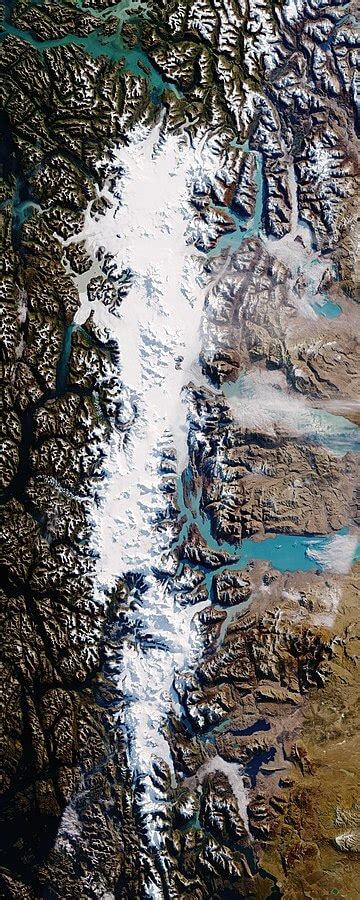 Southern Patagonian Ice Field South America Lac Geo