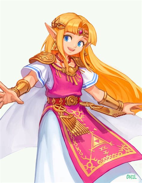 A Link Between Worlds Zelda Art By 오일 Ohil ゼルダ姫 ゼルダ ゼルダの伝説