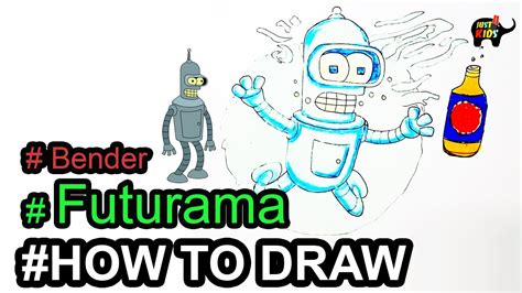 Vẽ Bender Trong Futurama How To Draw Bender In Futurama Youtube