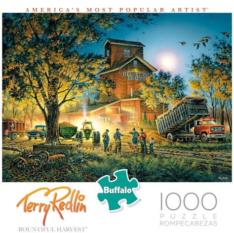 Buffalo Games Terry Redlin Bountiful Harvest 1000 Piece Jigsaw
