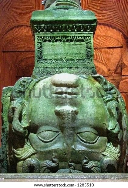 Marble Medusa Head Sculpture Used Column Stock Photo 1285510 Shutterstock